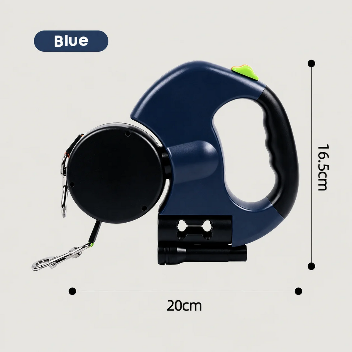 DuoWalk™ — Dual Retractable Dog Leash for 2 Dogs