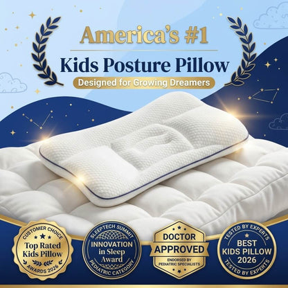 CloudCradle™ Ergonomic Kids Pillow