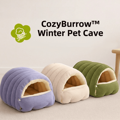 CozyBurrow™ Winter Pet Cave