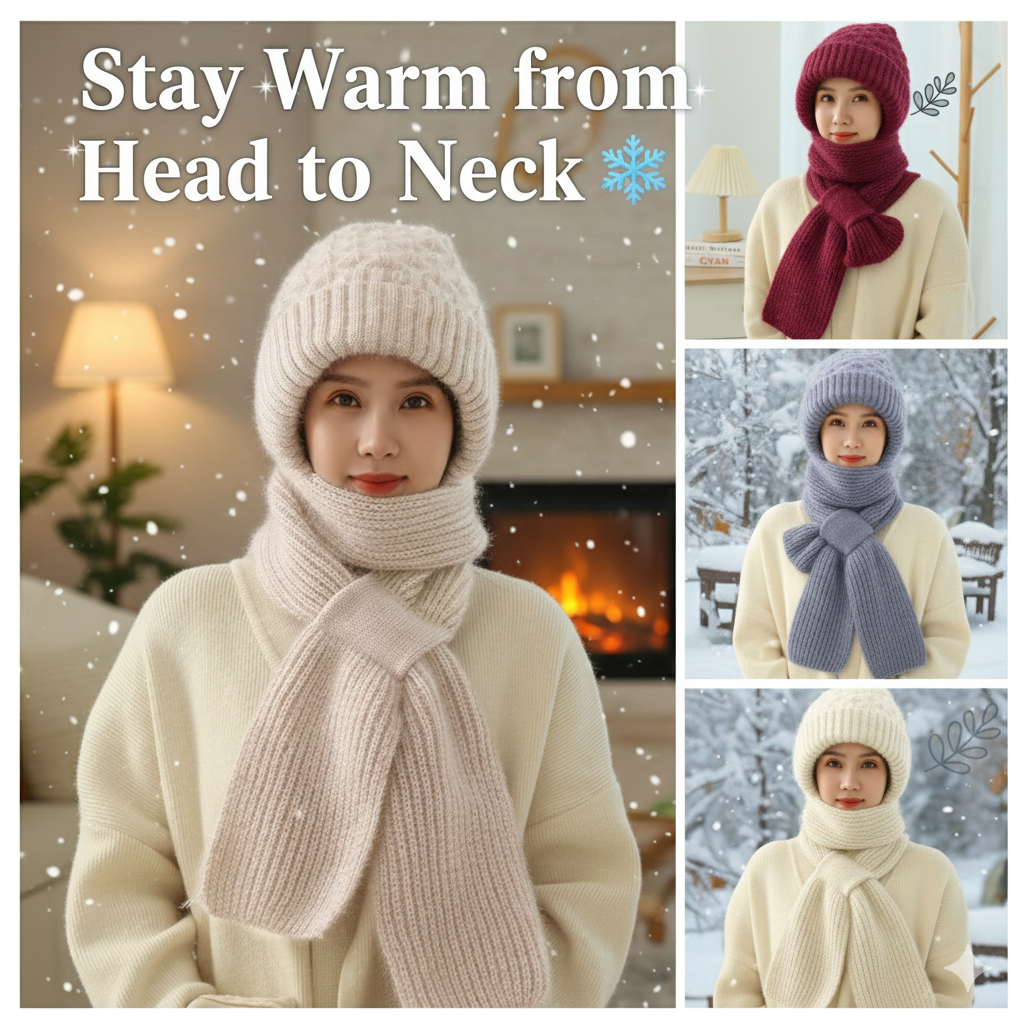 FrostWrap™ WinterSnug HoodScarf