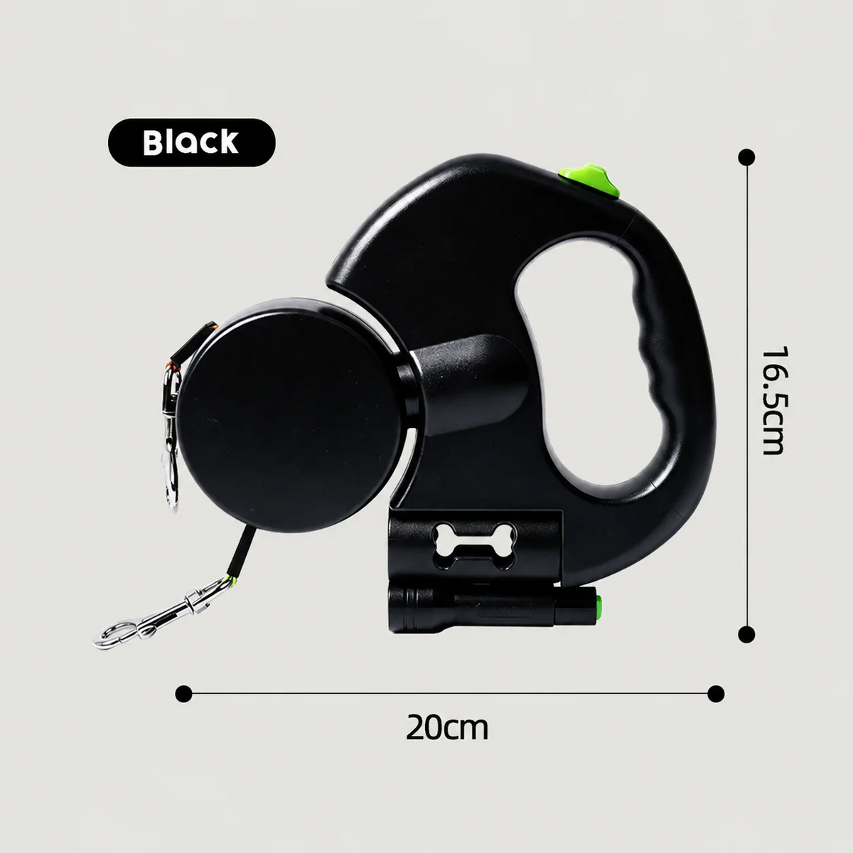 DuoWalk™ — Dual Retractable Dog Leash for 2 Dogs