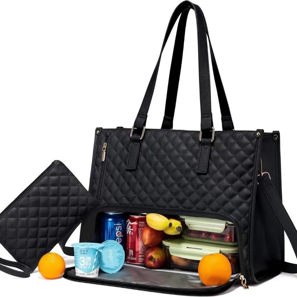 Elegant business bag with cooler compartment