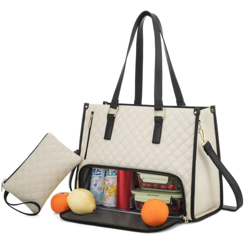 Elegant business bag with cooler compartment