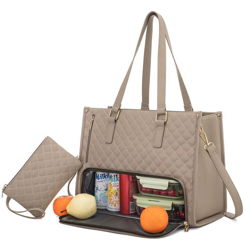 Elegant business bag with cooler compartment