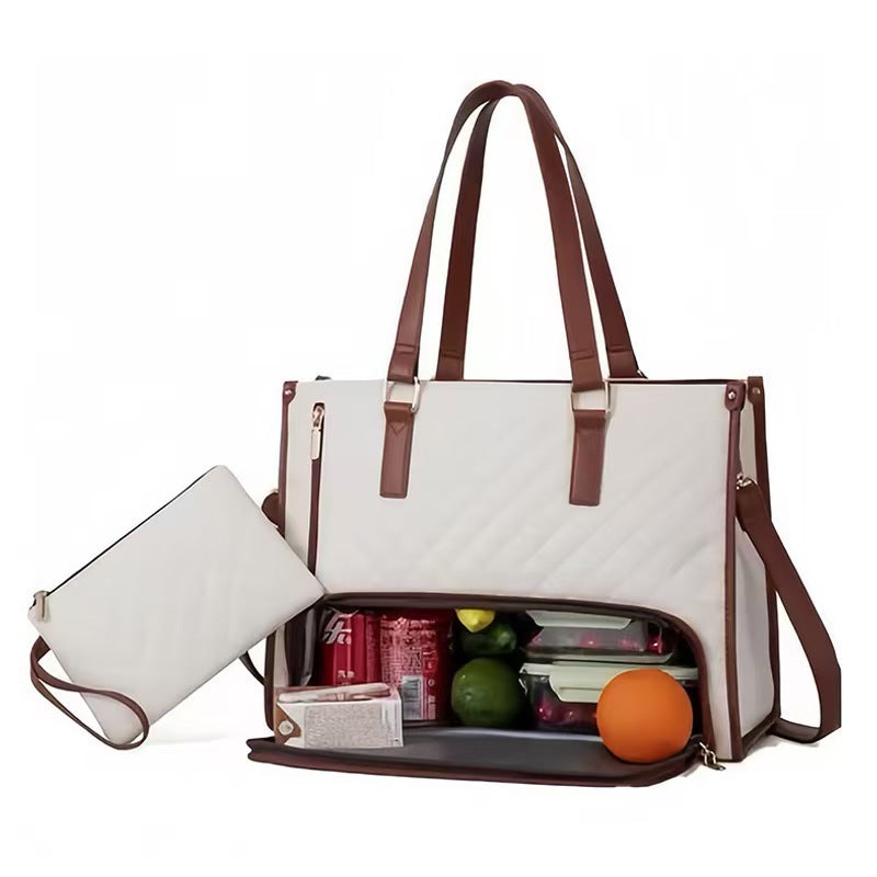 Elegant business bag with cooler compartment