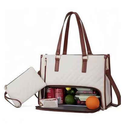 Elegant business bag with cooler compartment