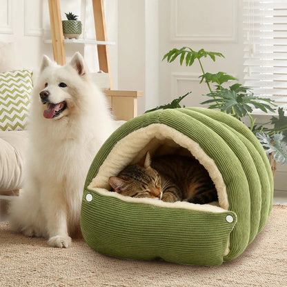 CozyBurrow™ Winter Pet Cave
